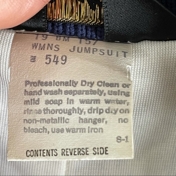 Retro Ski Women’s Jumpsuit from the 80’s Size Medium made in USA - Picture 13 of 16